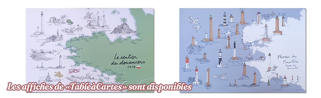 Nouvelles séries d'affiches par Table à Cartes